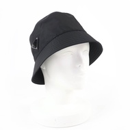 成色極佳☆PRADA 1HC137 RE-NYLON 三角形LogoPlate漁夫帽 黑色 S碼 義大利製 正品 女款