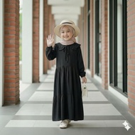Gamis Anak Rayon Midi Dress Usia 1 - 15 Tahun