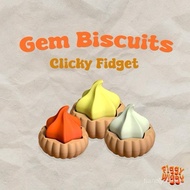 Gem Biscuit Clicky Fidget - Cutest Stress Relief Toy