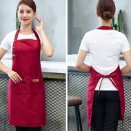LEFONSE Premium Cotton Apron Full Body Unisex Adult Half Body Apron Cotton Apron Kitchen Restaurant 