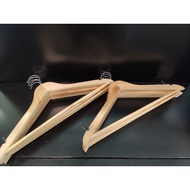 (5PCS)45CM Wooden Hanger/ Clothes Hanger/ Wood Hanger/Solid Hanger/Hanger Kayu/木衣吊/木衣架