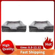 Dog Sofa Bed - Washable Orthopedic Dog Beds and Couch with Removable, Waterproof Human Dog Bed for A