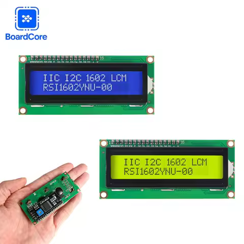 1602 LCD Display Module 16x2 Characters Backlight LCD Display Module Board I2C Interface for Arduino