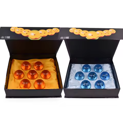 Anime Dragon Ball Z 7 Stars Balls 3.5CM Figures Toys New In Box Shenron Dragon Crystal Balls PVC Col