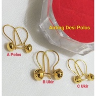 Desi 925 Silver Gold Plated Earrings