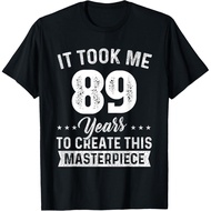 I Spent 89 Years. The Masterpiece Of The 89th Birthday T-Shirt For Ages 89 Years