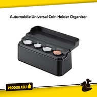 Automobile Coin Holder Car Coin Organizer Universal Car Coin Slot Dispenser Box