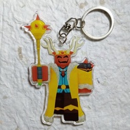 GANTUNGAN KING CULTIST 99 Nights in the forest keychain King Cultist keychain