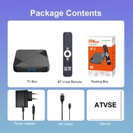 I96 Z2 TV Box Voice Remote Control 4+32GB Smart Android TV Box 4K UHD Media Player Supports Netflix