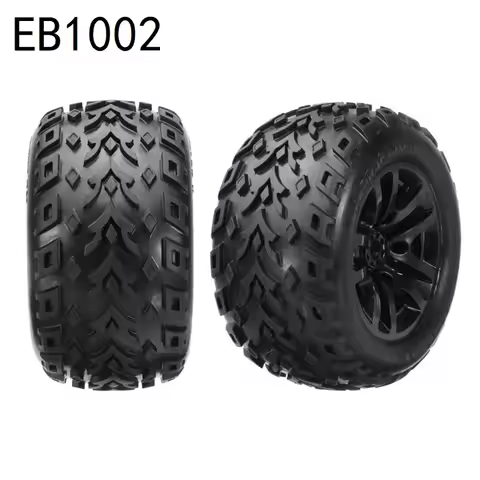 2pcs 141mm Tire Wheel Tyre EB1002 for JLB Racing CHEETAH 11101 21101 J3 Speed 1/10 RC Car Upgrade Pa