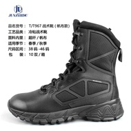 Junzhidu drop-shipping autumn canvas tactical boots, air-transport boots, outdoor hiking boots, brea