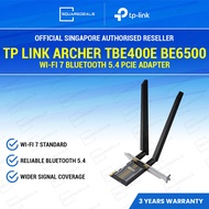 TP Link Archer TBE400E BE6500 Wi-Fi 7 Bluetooth 5.4 PCIe Adapter