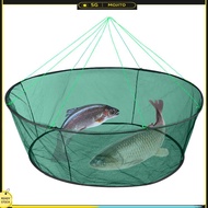 Foldable Fishing Net Portable Crab Net with Rope Hand Casting Cage Crab Net Shrimp Catcher Bridge Fi