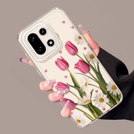 Tulip Suitable OnePlus 15T Phone Case New Style 1Plus 15 Transparent Shock-resistant 13T All-Inclusi