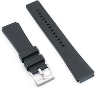 for Q Timex TQ18 FKM Rubber Quick Release Watch Strap Replacement - fits 36mm, 38mm, 40mm, M79, GMT,