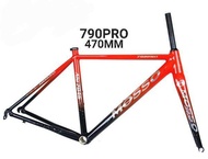 FRAME SEPEDA MOSSO 792PRO SIZE UKURAN 470MM HITAM MERAH BLACK RED 47CM 470 MM 47 CM FRAMESET 792 PR