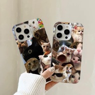 Cute Funny Cat MeMe Case for HUAWEI glossy Nova 3i 5i 5T 6SE 7 7i 7SE 8i 9SE 10SE 11 12i HW Honer X3