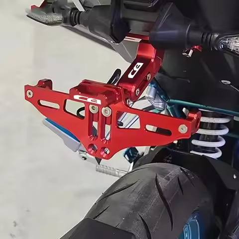 For Honda CB CB125F CB125R CB150R CB190 CB190R CB250R License Plate Holder Number Plate Frame LED Li