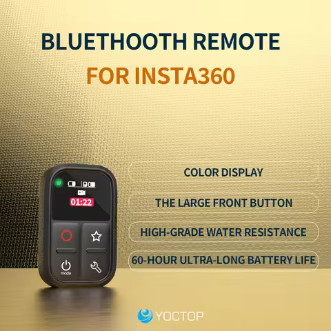 Suitable for Insta360 sports cameras WaterproofBluetooth remote control 360 X2 X3 X4 GO3 G03S Ace Pr