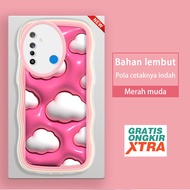 Jasouwe Realme 5 5i 5s 6 6i 6S 7i C17 8 8i 9 pro plus 9i Cloud Pattern Phone case beautiful 3D color