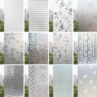 Vacuum Glass Film Length 2 Meters PVC Frosted Window Film Frosted Window Stickers