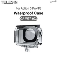 TELESIN Waterproof Case For Action 5PRO/4/3.(OA-WTP-003).