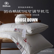 Collapse Hotel Five-Star Cervical Spine Hose Down Goose Down Adjustable Protective Pillow 95 Not Whi