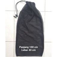 Koja newspaper drawstring model 40x100 cm jaring ikan pukat ikan