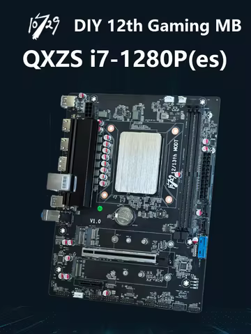 10729 DIY Gaming MB with Onboard Desktops I7-1280P(QXZS)16C20T I7-1260P( QXZT) 12C16T