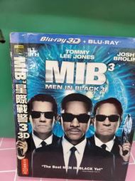 (飛天馬之家) 正版二手藍光BD 【MIB星際戰警3  2D+3D  雙碟】主演：威爾史密斯、艾莉絲伊芙、湯米李瓊斯