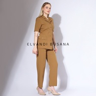 Blazer Wanita Baju Kerja Kantor Seragam PDH PNS Pemda Dinas Guru ASN Wanita Setelan Rok Span Celana