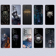 for Samsung M42 M51 M54 M14 M34 M35 M55 M15 M62 Witcher game Soft black TPU phone case