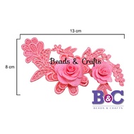 3D Bunga Tampal/ 3D Lace Patch/ Bunga Patch