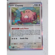 Pokemon 151 chansey holo card