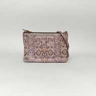 CELINE 圖案蛇皮CELINE三層斜挎包肩背包