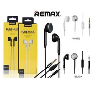 Pure Music Remax Stereo earphone 3.5mm RM-303 Hifi handsfree earbud headset for android iphone