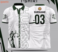 [FREE CUSTOME]2024 HUMSS FULL SUBLIMATION LAYOUT | OPEN FOR COMMISSION POLOshirt for men women ready