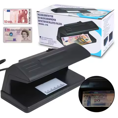 Ultraviolet Counterfeit Money Bill Counter Detector UV Light Practical Bill Currency Fake Money Dete