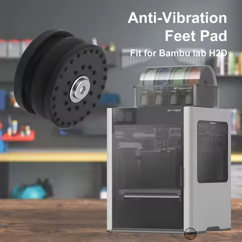 Toaiot Anti Vibration Feet for Bambu Lab Anti-slip Dust-proof Rubber Foot Pad for BambuLab X1/X1C P1