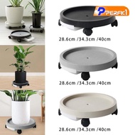[Perfk1] Plant Saucer Rolling Plant Stand with Pallet Trolley Plant Tray Roller Multifunctional for Indoor Outdoor