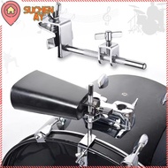 SUCHENMY Drum Cowbell Clamp, with Parallel Action Jaws Percussion Accessory Drum Cowbell Bracket Mou