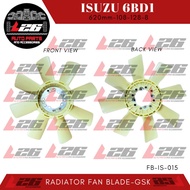 Isuzu 6BD1 RADIATOR FAN BLADE 620mm-108-128-8blades GSK BRAND