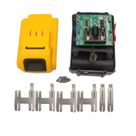 5S2P 18650 18V Power Tools Battery Case Yellow 5S BMS for 21v Cordless Electric Screwdriver Mini Dri