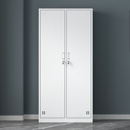 ST/💚Office Two-Door Staff Wardrobe Iron Cabinet2Door Locker with Lock Gym3Door Bathroom Wardrobe Changing XUXR