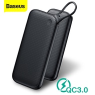Baseus 20000mAh Quick Charge 3.0 Power Bank QC3.0 Fast Charging Powerbank 20000 External Battery Cha