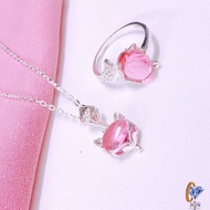 Bộ trang sức bạc Nhẫn dây chuyền hồ ly bạc ta may mắn tình duyên JQN Official Store cam kết bạc chuẩ