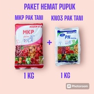 SAVING PACKAGE OF 2 KG MKP FERTILIZER PAK TANI & KNO3 CRYSTAL PAK TANI FERTILIZER FOR GRAPES, DURIAN