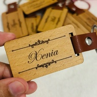Personalized Wooden Keychain