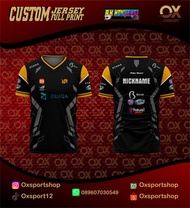 jersey kaos gaming rrq - hitam l