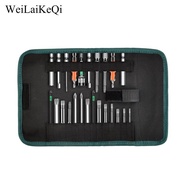 WeiLaiKeQi Drill Bit Organizer Bag Tool Roll Up Bag Tool Pouch for Plumber Mechanic